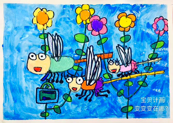 美术作品-蜜蜂